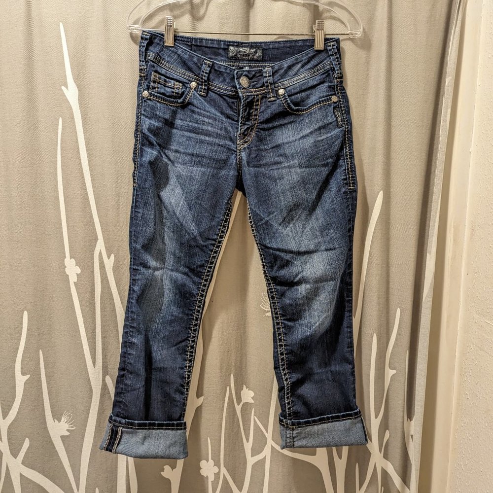 Silver Jeans Co. Suki mid rise capri size 27